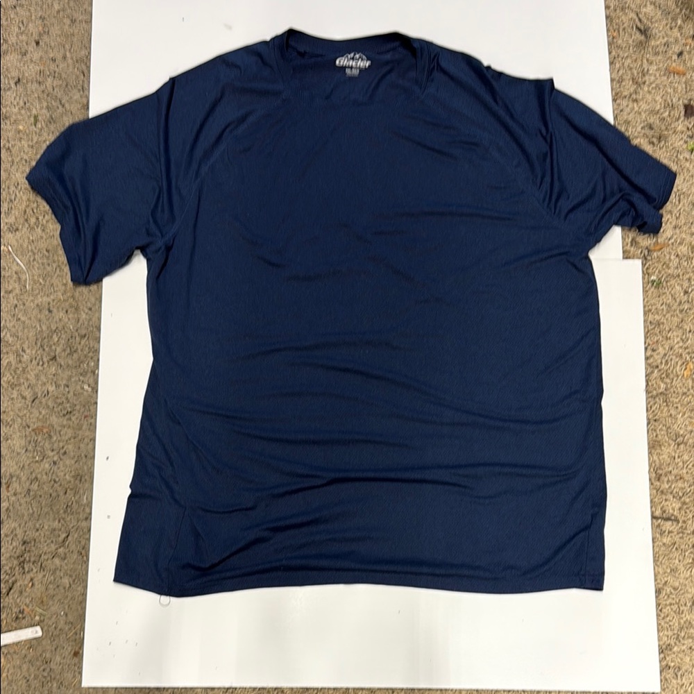 Blue Short Sleeve Crew Neck Tee